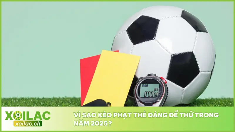Năm 2025 chứng kiến sự bứt phá rõ rệt của loại kèo phạt thẻ