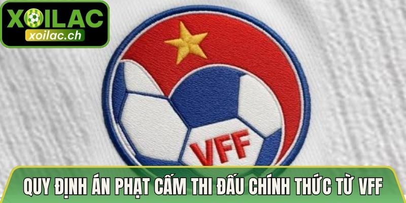 Án Phạt Cấm Thi Đấu Chính Thức Từ VFF - Quy Định Cụ Thể 2 Quy định án phạt cấm thi đấu chính thức từ VFF chi tiết