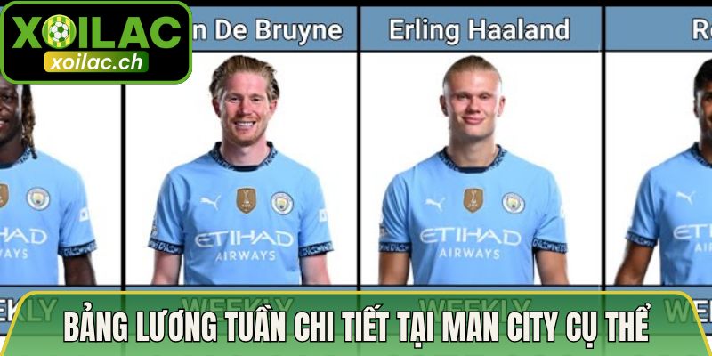 Bảng Lương Tuần Chi Tiết Tại Man City Khủng Cho Cầu Thủ 3 Bảng lương tuần chi tiết tại Man City cụ thể