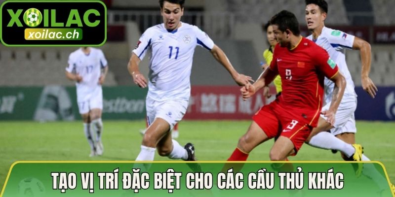 Tạo vị trí đặc biệt cho các cầu thủ khác