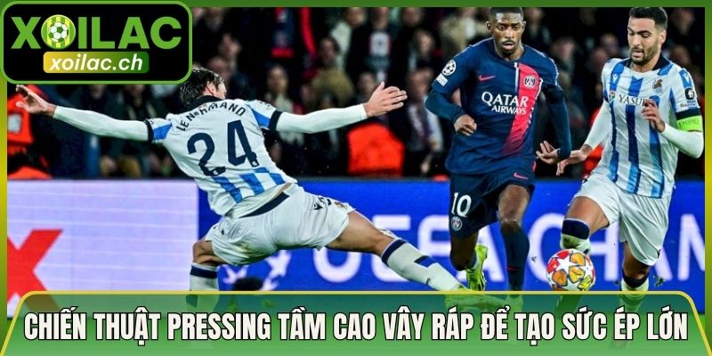 Chiến Thuật Pressing Tầm Cao Vây Ráp Để Tạo Sức Ép Lớn