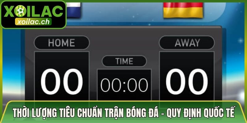 Thời Lượng Tiêu Chuẩn Trận Bóng Đá - Quy Định Quốc Tế